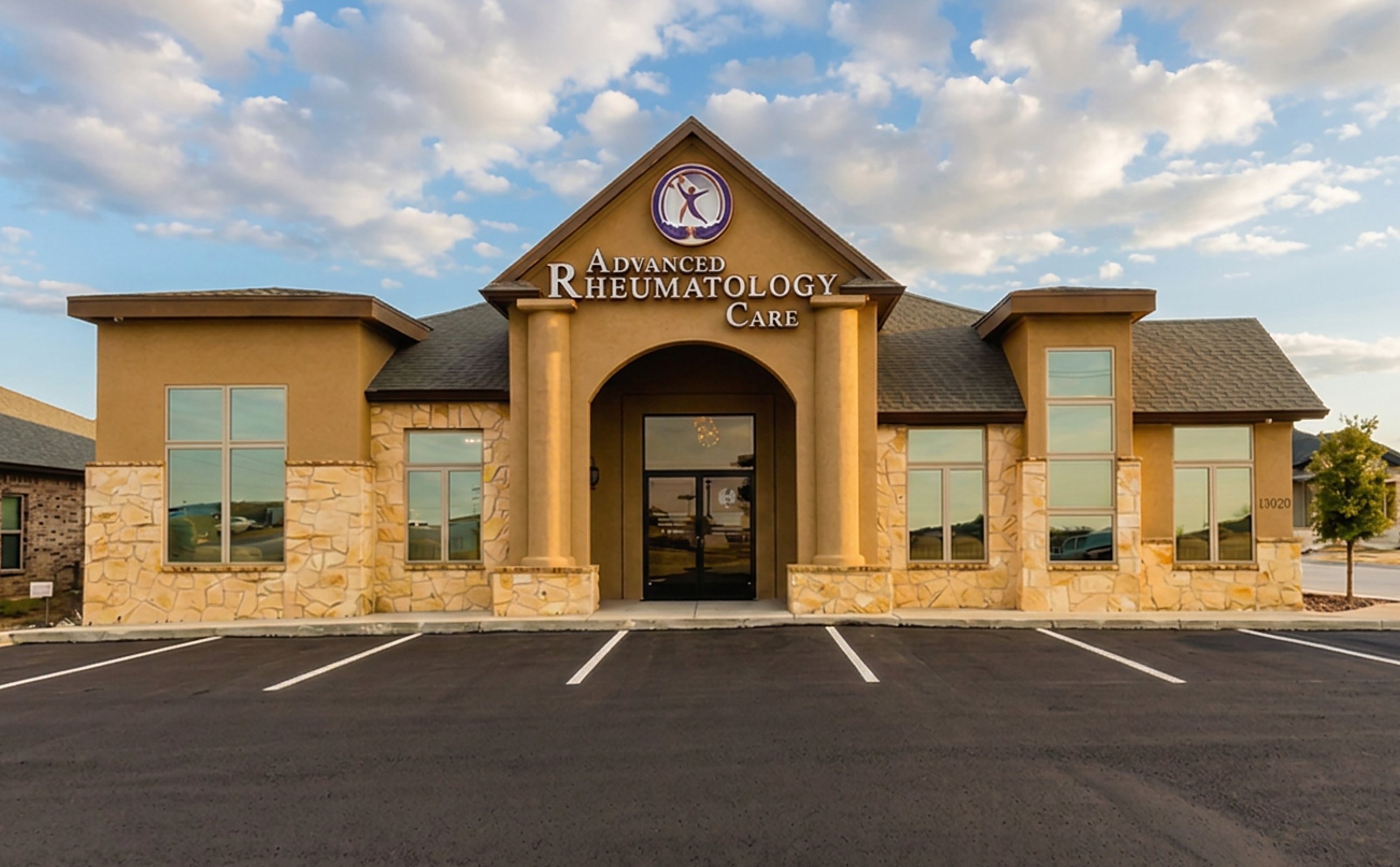 Exterior of the Advanced Rheumatology Care office in Lubbock, Texas